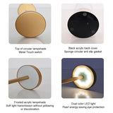 1PC Metal Classic Table Lamp USB Rechargeable Night Light Stepless Dimming Touch 3 Level Bedside Lamp Hotel Bar Decoration