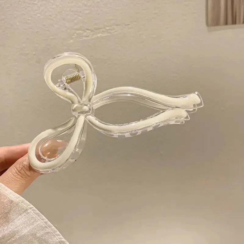 Scissors Shape Hair Claw Clips Women Shark Jelly Clear Hairclip Girl Hairpin Crab Barrette Clamp Hair Accessories
