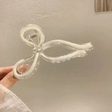 Scissors Shape Hair Claw Clips Women Shark Jelly Clear Hairclip Girl Hairpin Crab Barrette Clamp Hair Accessories