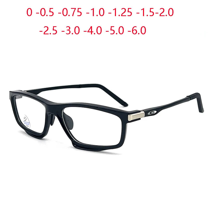 Aluminum Magnesium Leg Nearsighted Glasses Unisex Outdoor Sports Driving Shortsighted Prescription Eyeglasses 0 -0.5 -1.0 To -4