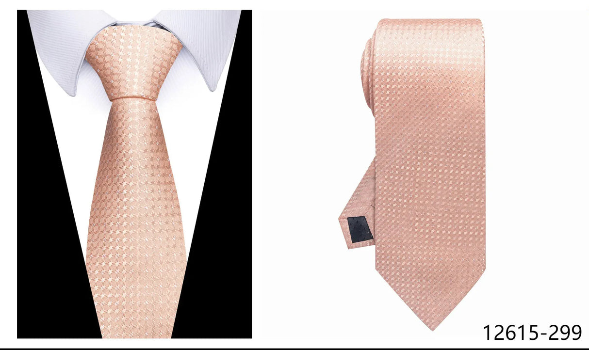 100% Silk Brand Purple Tie Men Necktie High Quality Mix Colors Silk 7.5 cm Gravatas Accessories Wedding April Fool's Day