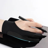 2 Finger Anti-mistouch Painting Gloves Tablet Screen Touch Glove Artist Drawing Write Glove Anti-Fouling for IPad Screen Board