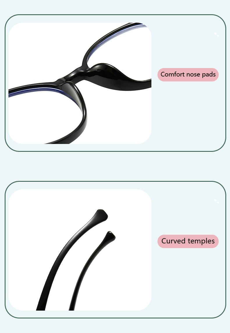 Blue Light Blocking Glasses for Kids Computer Glasses Silicone Frame Clear Lens Girl Boy Video Gaming Children Safety Eyewear