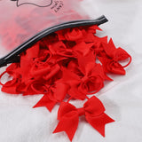 10Pcs/lot Grosgrain Ribbon Pigtail Hair Bows Elastic Hair Ties Hair Bands Holders Girls Baby Hair Accessories for Baby Infants