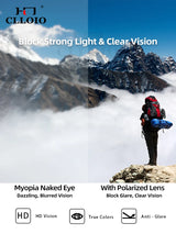 CLLOIO Polarized Lens 1.56 1.61 1.67 Myopia Hyperopia Sunglasses Lens Prescription CR39 Resin Aspheric Anti-Glare Glasses Lenses