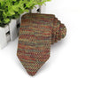 Classic 7CM Mens Ties Knitted Tie Stripes Solid Formal Bridegroom Wedding Business Knit Necktie Neck tie Accessories