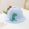 New Cartoon Dinosaur Summer Baby Hat for Girls Boys Panama Toddler Wide Brim UV Beach Sun Cap Outdoor Children Fisherman Hat