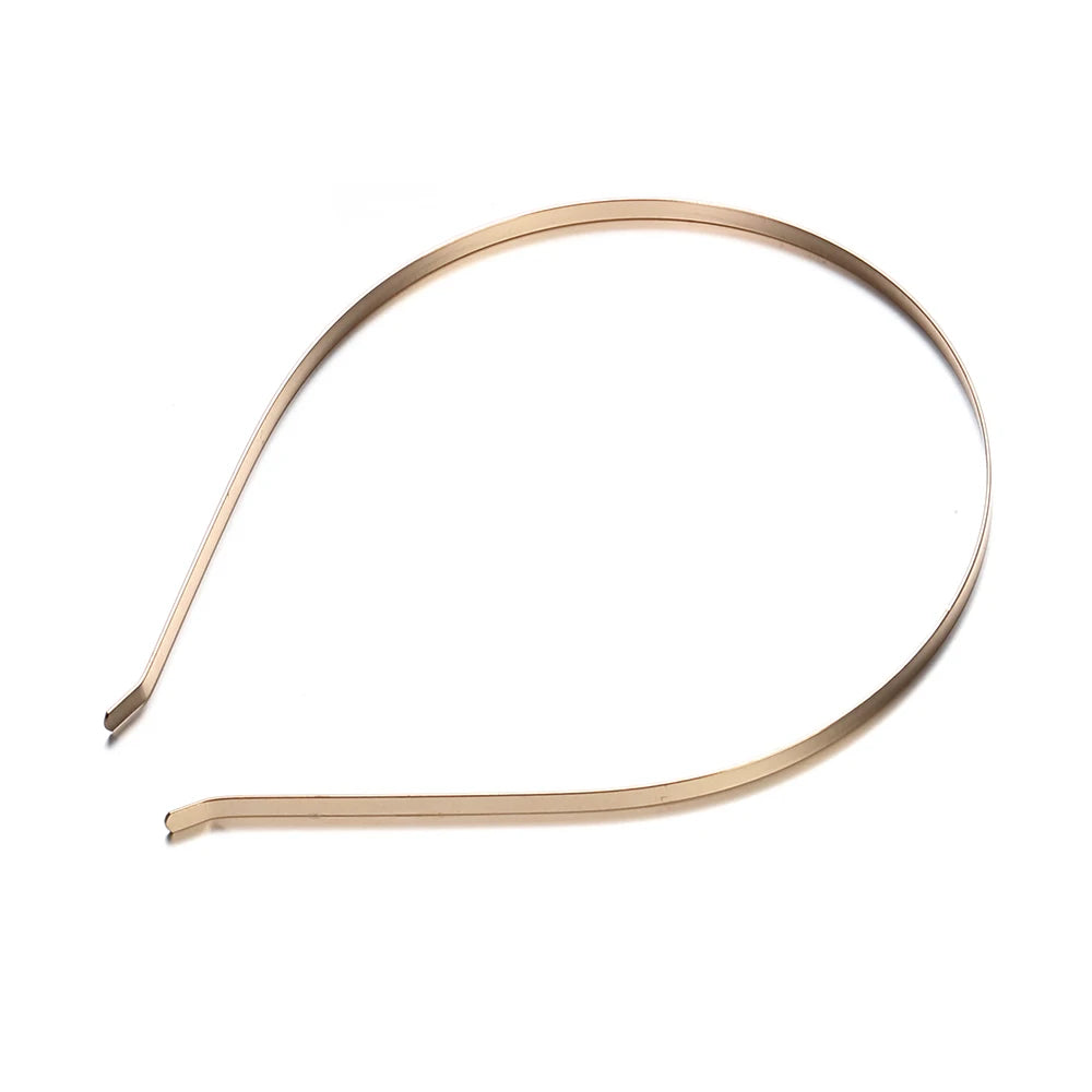 5pcs Blank Metal Headbands DIY Headbands Plain Thin Headbands for Making Hair Accessories For Jewelry