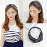 Cross elastic headband chiffon silk headband ladies headband hair accessory sports face wash