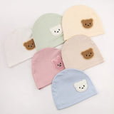 Newborn Baby Turban Hats Spring Autumn Models 0-6 Months Boys Girls 95% Cotton Fetal Hopstial Caps Infant Beanies Accessories