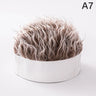 Baseball Cap Men Women Beanie Wig Hat Fun Short Hair Caps Breathable Soft for Party Toupee Hats Outdoor