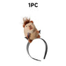 Headband Cartoon Funny Capybara Hair Hoop Summer Women's Cute Face Wash Headband Funny Plush Hair Band Hair Accessories