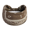 Wide Printed Bandanas Hairbands Boho Knot Turbans Yoga Elastic Head Wrap Women Headband Headwear Fashion Hair Band Accessories