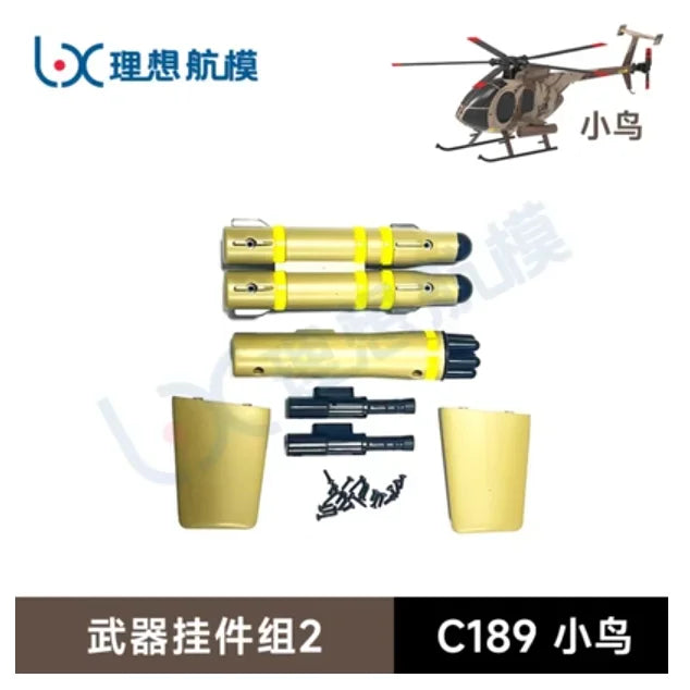 C189 MD500 RC ERA Remote Control Era Bird Helicopter Simulation Helicopter Original Parts Complete Main Motor Steering Gear