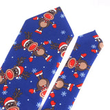 Men's Christmas Festival Theme Tie Suitable For Shirt Suit Neck Tie Accessories Festival Performance Neckties