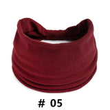 Headbands for Women Cotton Wide Headwrap Yoga Workout Hairbands Elastic Sport Head Bands Turban Bandana Bandage Hair Accessories