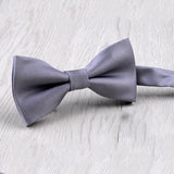 RBOCOTT Solid Bow Ties for Men Plain Party Wedding Bowtie Candy Color Bowknot Red Green Black Blue Bow TieWholesale Accessory