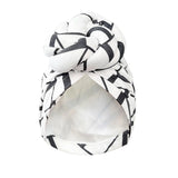 New Pre-Made Knotted Head Wrap Fashion Head Cap For Women Luxury Party Headdress Women 3D Flower Cross Turban Hat