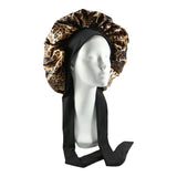 Women Big Size  Satin Cap for Sleeping Hat Night Sleep Cap Hair Care Silk Bonet Stain Hair Cap for Women Curly Springy Hair