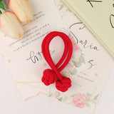 High Ponytail Rubber Bands Hair Band Elastic Head Rope For Women Korean Scrunchies Hair Tie Knotted Hair Ropes Hair Accessories