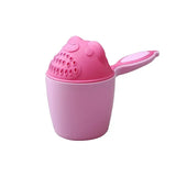 Baby Shower Toddle Shampoo Cup Cute Cartoon Baby Bath Spoons with Protect Kid Eyes Child Washing Hair Cup Kids Bathing Tool