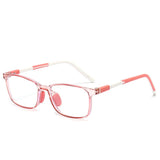 54671 Square Blue Light Blocking Glasses for Girl Optical Glasses Frame Boy Anti Glare Computer Eyeglasses Child Uv400
