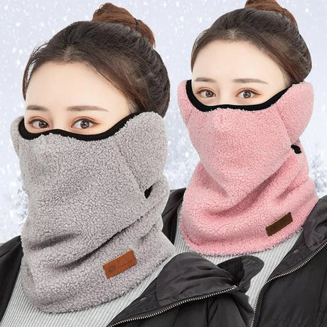 Fleece Face Mask for Women Winter Windproof Neck Warmer Reusable Mask Cycling Sport Face Cover Men Scarf Ski Hiking Riding Masks