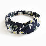 Fashion WomenFloral Headband Hair Accessories Leopard Cross Knotted Bow Chiffon Hair Band Girls Headdress Ladies Hoop Headwear