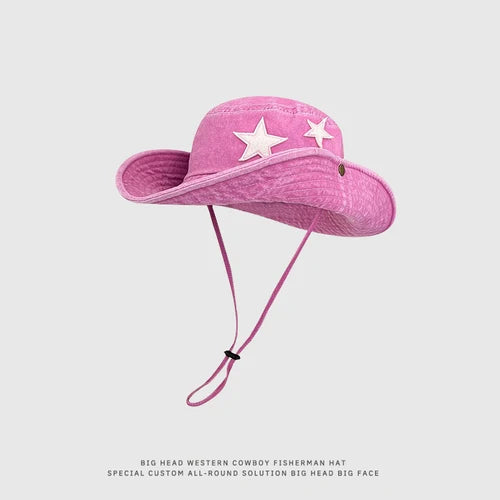 Chapeau de pêcheur rétro style Spice Girls des années 2000, casquette de soleil de cow-boy d'été, casquette de voyage, photo Bob Panama, chapeau de seau de randonnée en plein air pour femmes