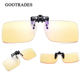 1pcs Clip On Blue Light Filter Blocking Glasses Office Computer Anti Blue Ray Clip On Eyeglasses UV Strain Relief For Women Men