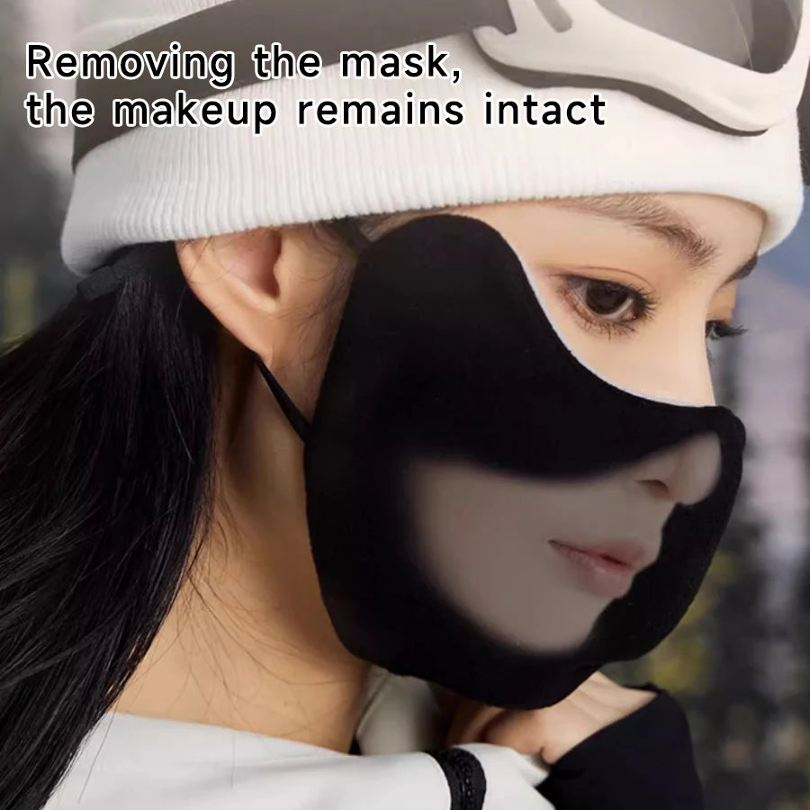 Fashion Warm Face Mask for Women High Quality Washable Reusable Anti Dust Windproof Mouth-muffle Winter Warm Breathable Mask