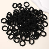 LOVEKIKI 50Pcs Elastic Hair Bands Girls Hair Accessories Mini Colorful Nylon Headband Kids Ponytail Holder Scrunchie Ornaments