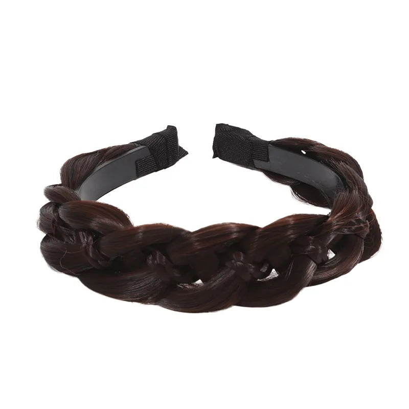 Headbands For Women Wide Fishbone Braids Hairbands Handmade Retro Head Hoop Hair Styling Headwear Accessorie Fashion Braids Hair