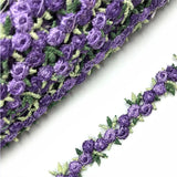 2 Yards/lot Embroidered Flower Lace Trim Wedding Dress Ribbons Fabric Trim DIY Craft Water soluble Sewing Clothes Accessories