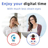 Blue Light Blocking Glasses | Computer Reading/Gaming/TV/Phones Glasses for Men Women | Night Driving UV Glare Glasses