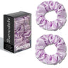 2PCS 3.5CM Mulberry Silk Scrunchies Women Grils Hair Ties for Hair Sleep No Damage Hairband Curly Hair Elastics Ponytail Holder