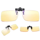 1pcs Clip On Blue Light Filter Blocking Glasses Office Computer Anti Blue Ray Clip On Eyeglasses UV Strain Relief For Women Men