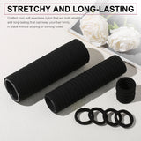 120 Pcs No Damage Hair Ties for Thick Hair, Large Soft Seamless Nylon Hair Elastics for Women, Ponytail Holders, Hair Accessorie
