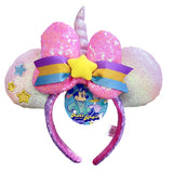 Mickey Minnie Ears Headband Cartoon Animal Plush EARS COSTUME Hallowmas Headband Cosplay Plush Gift Doll Girls Party Hair band