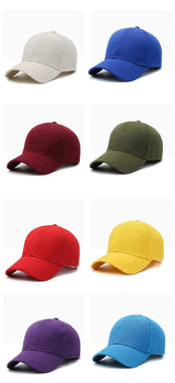 Unisex Cap Casual Plain Baseball Cap Adjustable Snapback Hats For Women Men Hip Hop Cap Street Dad Hat