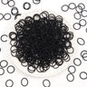 200PCS Baby Toddler Hair Ties Multicolors Elastic Hair Ties 2cm in Diameter No Crease Finger Hair Elastics Small Ponytail Holder