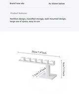 1pc wall mounted non perforated baseball cap hook, smooth and burr free, 6-hook design, multifunctional storage