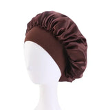 Bonnet Satin Sleeping Hat Hair Night Sleep Cap Head Cover Shower Caps for Bath and Sauna Bathing Shower Cap Bathroom Products