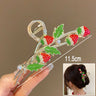 New Sweet Flower Durian Hair Claw Clip Ponytail Grab Hair Clips Shark Clip Woman Hairpins For Girl Hair Accessories Headdress