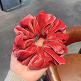 1 Piece Big Size Velvet Scrunchies Girls’ Hair Ties Women Hair Elastics Rubber band hair Accessories Ponytail Holder Hair Rope