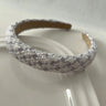 Woven Plaid Fabric Colorful Tweed Hairband High Quality Headband Spring Summer 2023 Accessories Casual Fashion Headwear