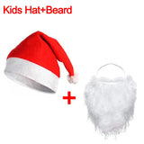 Funny Santa Beard Costume White Beard Christmas Santa Claus Beard Costume Accessories for Boys and Adults Disguise Santa