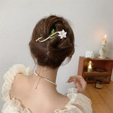New Women Metal Hair Claw Elegant Gold Flowers Hair Clips Barrette Crab Headband Ponytail Clip Headwear hair accessories tiara