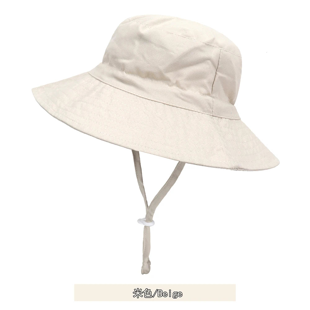 XS,M,L Summer Baby Sun Hat UV Protection Kids Bucket Hat For Girls Boys Outdoor Panama Beach Caps Toddler Infant Bucket Cap