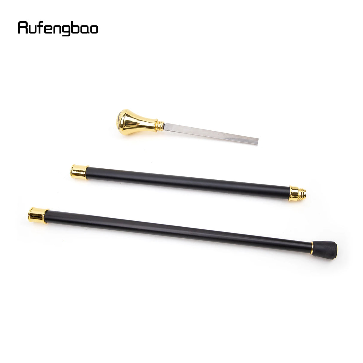 Golden Freemasonry Freemasons SHI Totem Relief  Walking Stick with Hidden Plate Self Defense Fashion Cane Cosplay Crosier 93cm